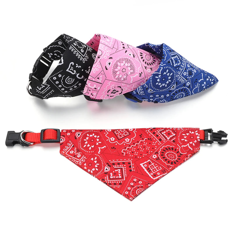 Bandana Ajustável para Pets – Lenço Triangular Confortável e Lavável
