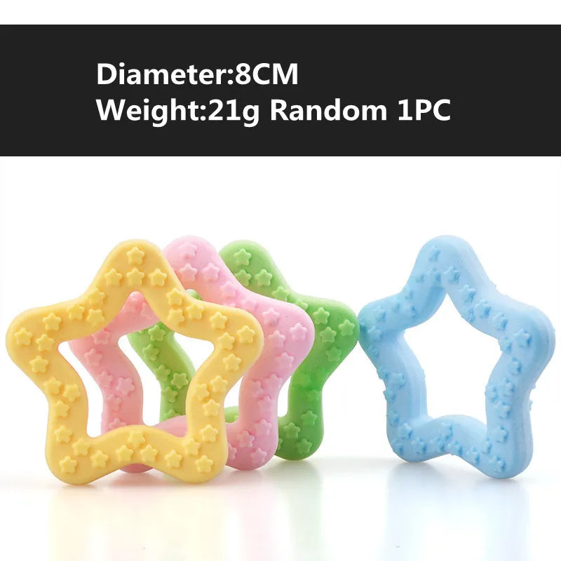 Brinquedo Mordedor Estrela para Cães – Limpeza Dental e Diversão