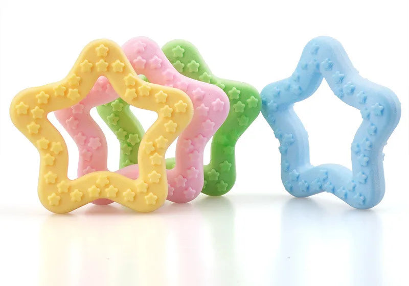 Brinquedo Mordedor Estrela para Cães – Limpeza Dental e Diversão