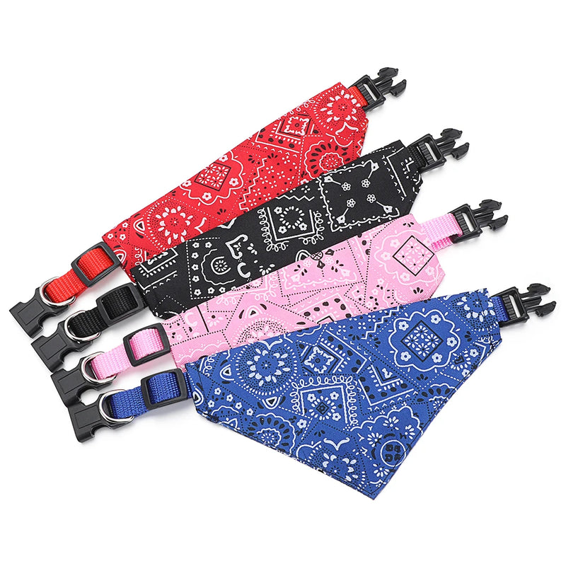 Bandana Ajustável para Pets – Lenço Triangular Confortável e Lavável
