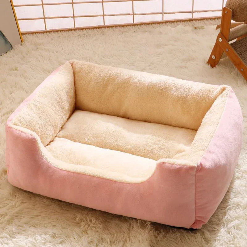 Cama Macia de Pelúcia para Gatos e Cães
