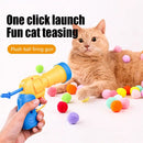 Lançador Interativo de Bolinhas para Gatos
