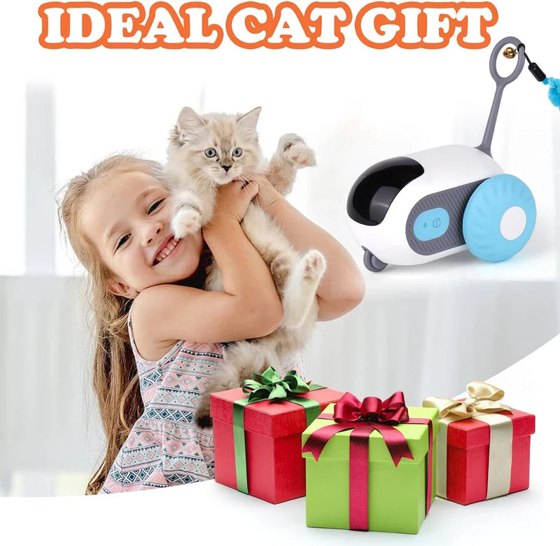 Smart Cat Toy – Carro Automático com Controle Remoto para Gatos e Cães