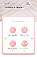 Brinquedo de Puzzle para Gatos – Caixa com Bolinha e Exercício Indoor