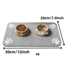 Tapete Absorvente Impermeável para Tigelas de Alimentação