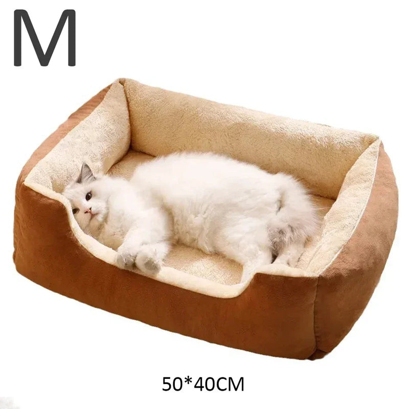 Cama Macia de Pelúcia para Gatos e Cães