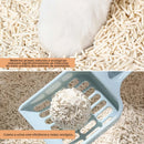 Areia de Gato Tofu Desodorizante 2,5 kg – Aglomeração Rápida, Natural e Descártavel no Vaso