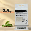 Areia de Gato Tofu Desodorizante 2,5 kg – Aglomeração Rápida, Natural e Descártavel no Vaso
