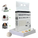 Areia de Gato Tofu Desodorizante 2,5 kg – Aglomeração Rápida, Natural e Descártavel no Vaso