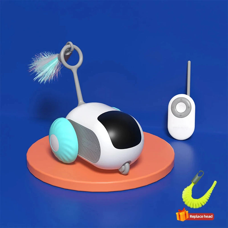 Smart Cat Toy – Carro Automático com Controle Remoto para Gatos e Cães