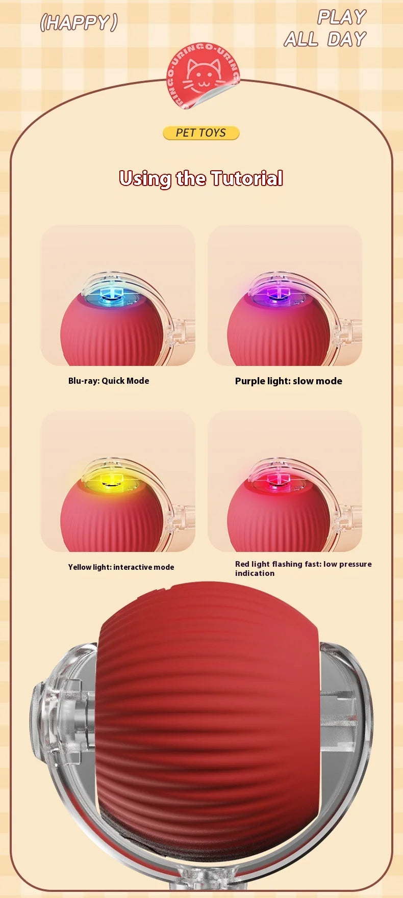 Bola Elétrica Inteligente Interativa