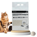 Areia de Gato Tofu Desodorizante 2,5 kg – Aglomeração Rápida, Natural e Descártavel no Vaso
