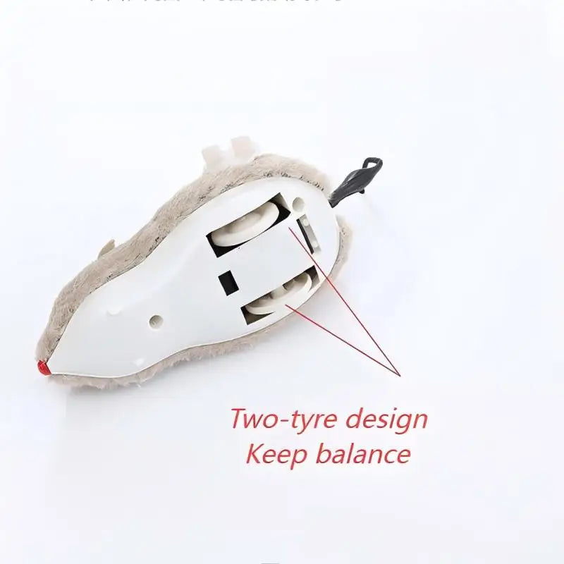 Brinquedo de Rato de Pelúcia Realista para Gatos e Cachorros - Cor Sorteada