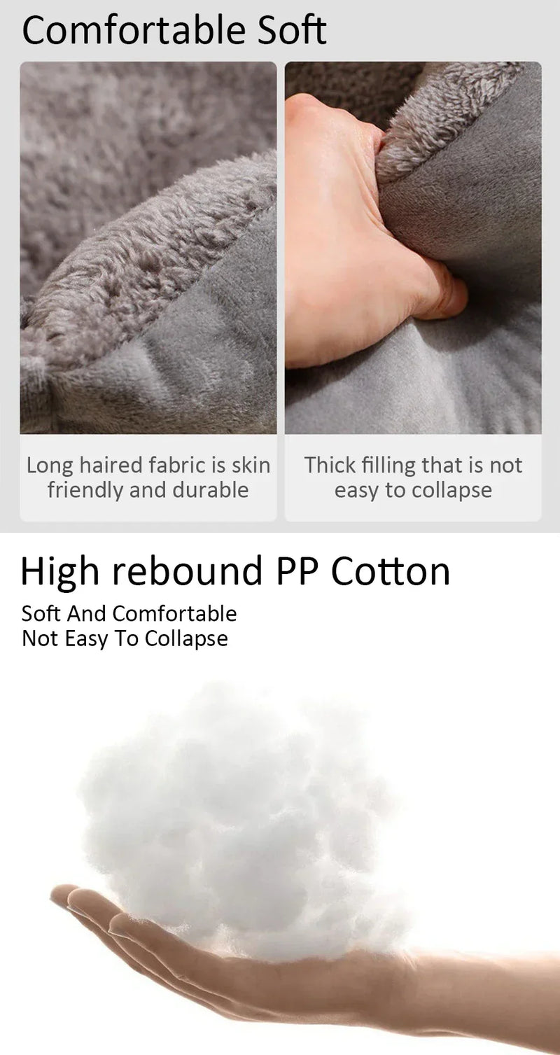 Cama Macia de Pelúcia para Gatos e Cães