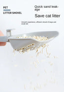 Pá Coletora com Base para Limpeza de Areia de Gato