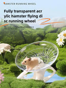 Disco de Corrida Silencioso para Hamster – Exercício Transparente para Pequenos Animais