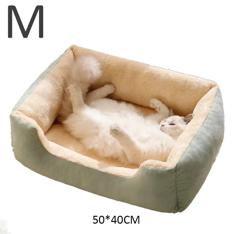 Cama Macia de Pelúcia para Gatos e Cães