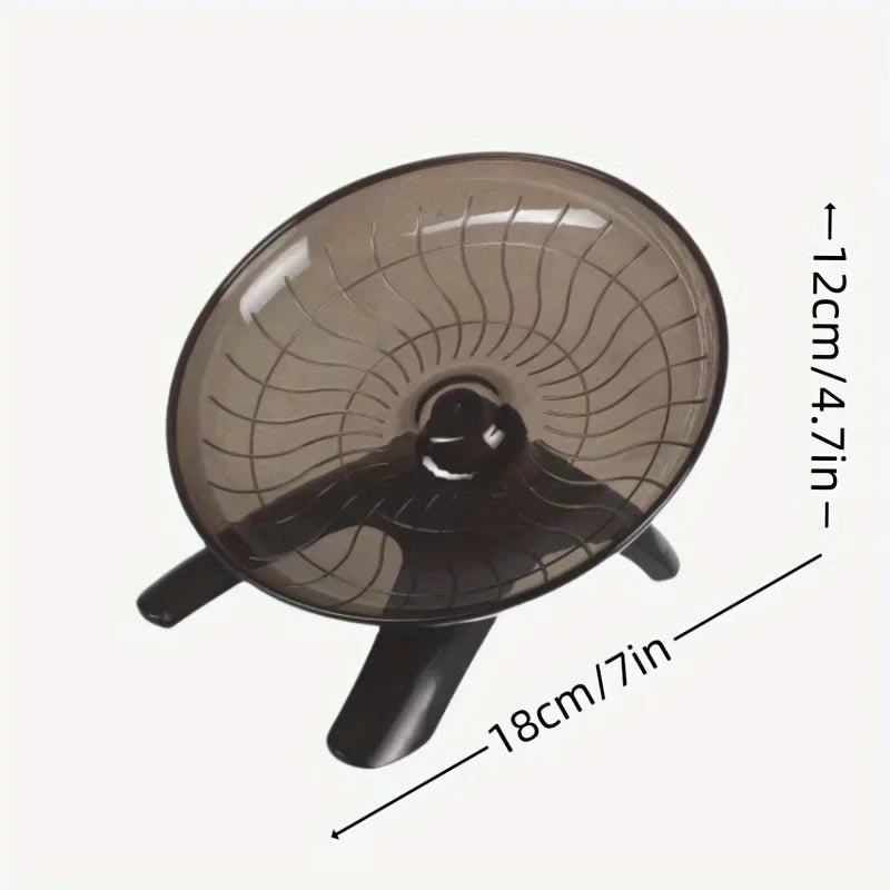 Disco de Corrida Silencioso para Hamster – Exercício Transparente para Pequenos Animais