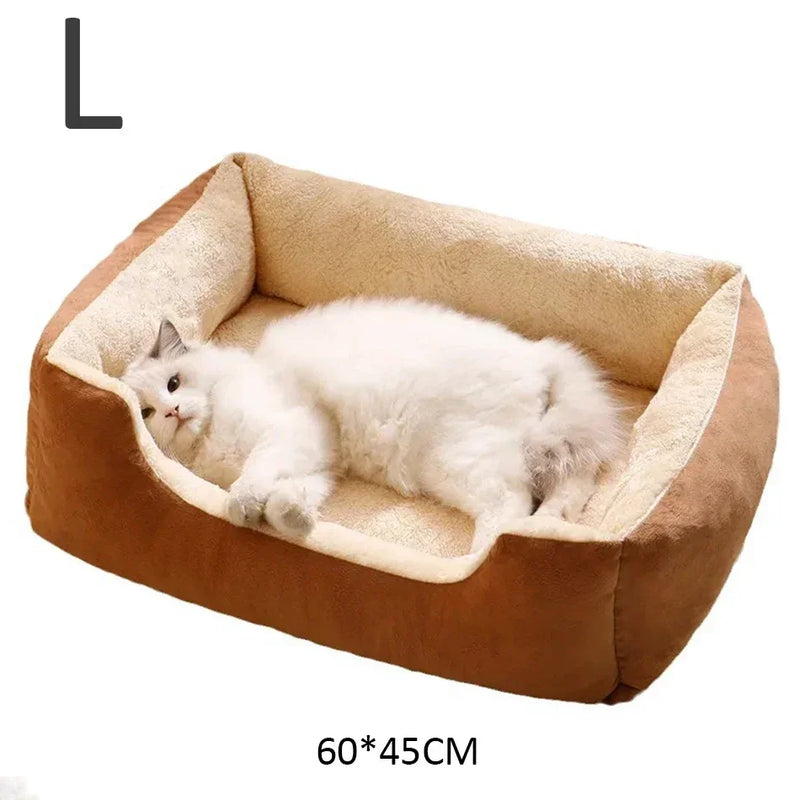 Cama Macia de Pelúcia para Gatos e Cães