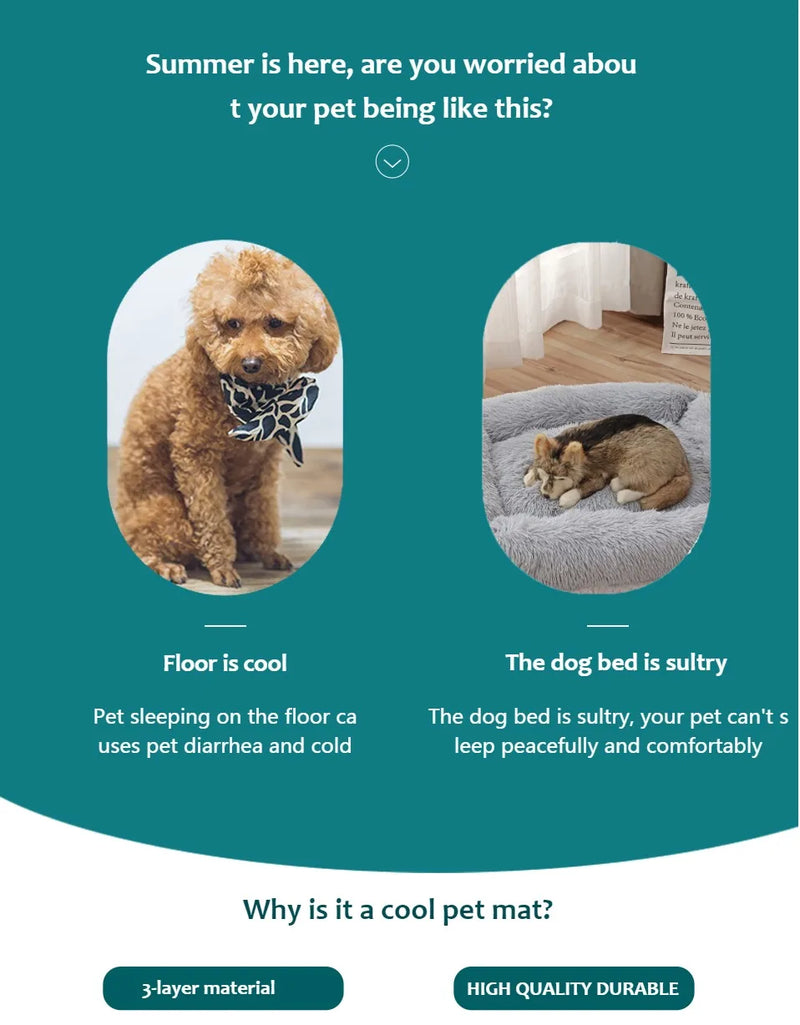 FrostPaw – Manta Refrigerante Premium para Cães e Gatos