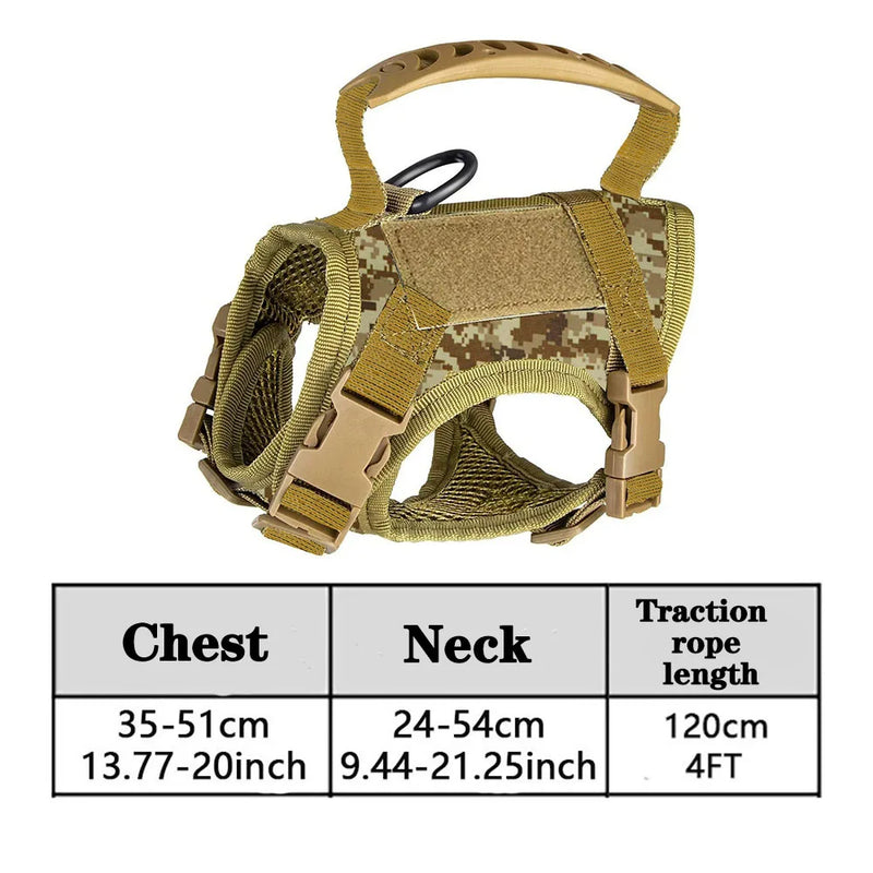 Colete Tático Ajustável para Gatos e Cães