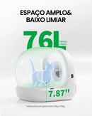 Caixa de Areia Automática para Gatos com Controle por Aplicativo e Limpeza Inteligente