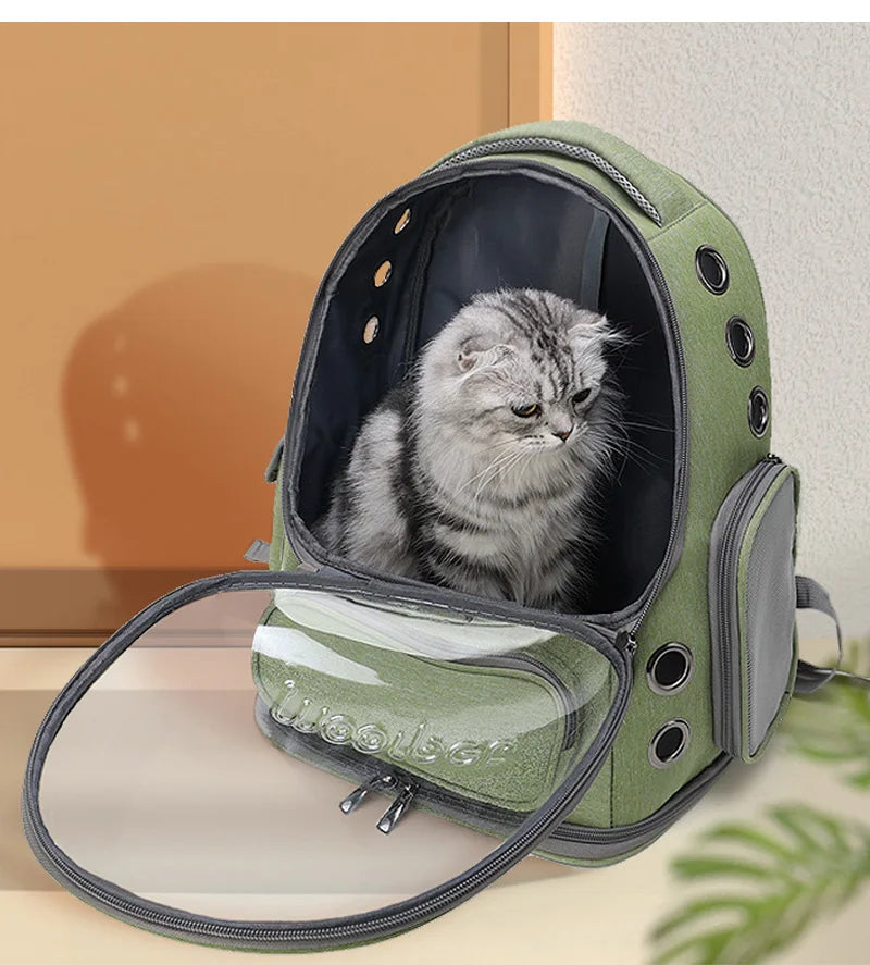 Mochila Transparente para Transporte de Pets
