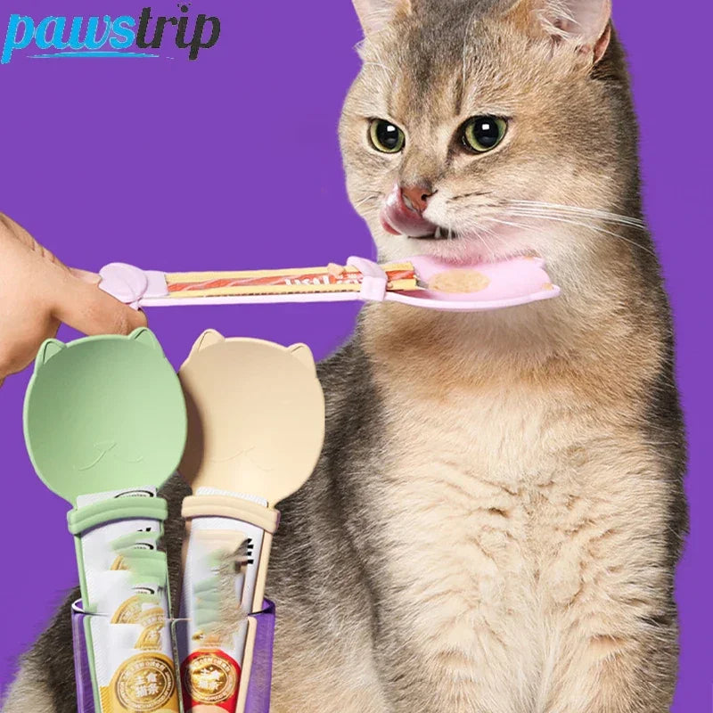 Colher Alimentadora Squeeze para Pet – Kit 2 Unidades