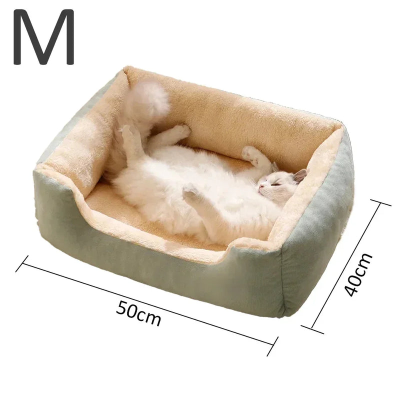 Cama Macia de Pelúcia para Gatos e Cães