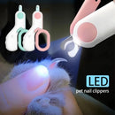 Cortador de Unhas Profissional para Pets com LED