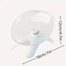 Disco de Corrida Silencioso para Hamster – Exercício Transparente para Pequenos Animais