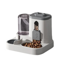 Comedouro Automático com Fonte de Água e Design Antiderramamento