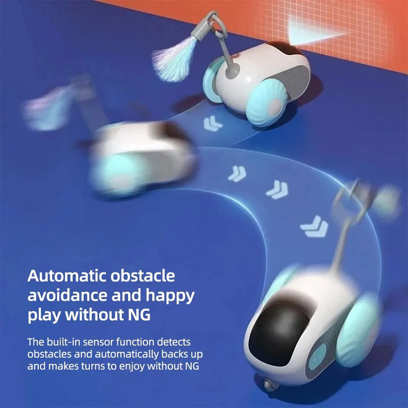 Smart Cat Toy – Carro Automático com Controle Remoto para Gatos e Cães