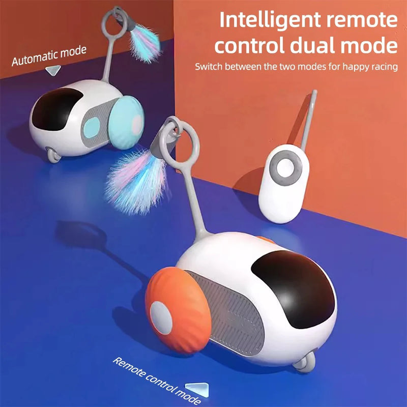 Smart Cat Toy – Carro Automático com Controle Remoto para Gatos e Cães