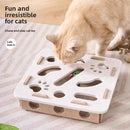Brinquedo de Puzzle para Gatos – Caixa com Bolinha e Exercício Indoor